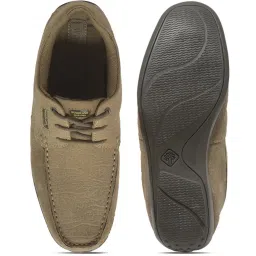Woodland Men's Khaki Derby Shoes image 3