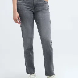 U.S. Polo Assn. Grey Cotton Slim Fit Mid Rise Jeans image 1