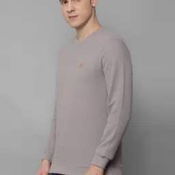 Louis Philippe Grey Regular Fit Sweatshirt image 3