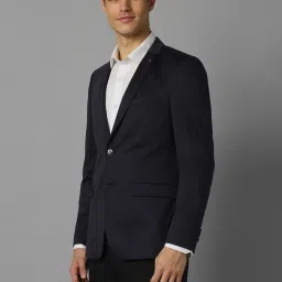 Allen Solly Navy Blue Slim Fit Blazer image 3
