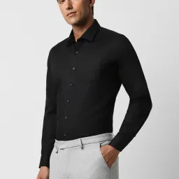 Van Heusen Black  Slim Fit Shirt image 3