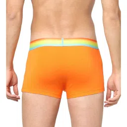 Jack & Jones Cyber Yellow & Exotic Orange Regular Fit Trunks - Pack Of 2 image 2