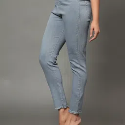 Angelfab Grey Cotton Regular Fit Jeggings image 3