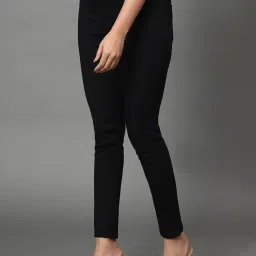 Angelfab Black Cotton Regular Fit Jeggings image 3