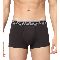 Jack & Jones Black Regular Fit Trunks - Pack Of 3 image 3