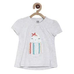 MINIKLUB Girls Grey Printed Top with Leggings image 3