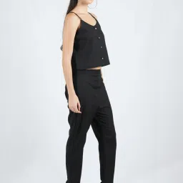 Banana Labs Black Monochrome Edit Cotton Essentials Pant image 3