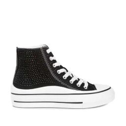 London Rag Women's Black Ankle High Sneakers-picture-13