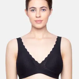 Sloggi Black Non-Wired Padded Bralette Bra-picture-34