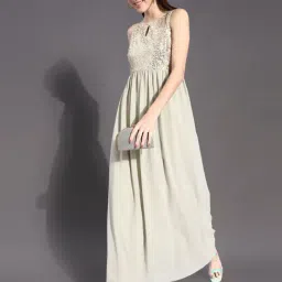 Miss Chase Grey Embellished Maxi Dress-image-38