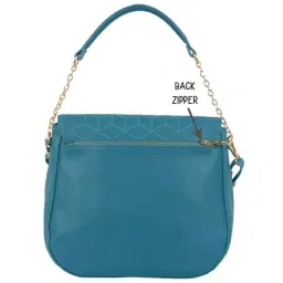 Baggit Blue Printed Medium Handbag image 3