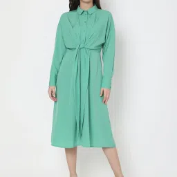 vero moda VM SU LAY 3/4 DRESS IN image 1