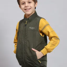 Monte Carlo Kids Olive Solid Jacket image 3