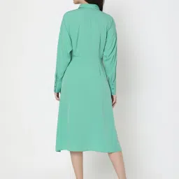 vero moda VM SU LAY 3/4 DRESS IN image 2