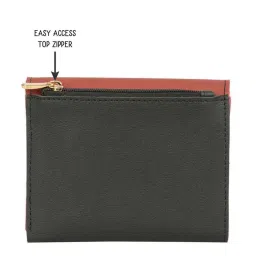 Baggit Black Solid Tri-Fold Wallet for Women image 3