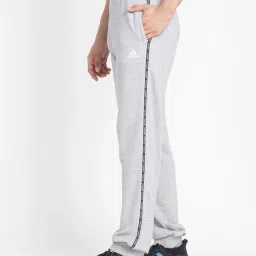 Adidas Grey Cotton Regular Fit Printed Sports Joggers image 3