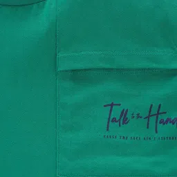 Edheads Kids Teal Blue Cotton Printed T-Shirt image 3