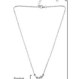 ToniQ Silver-Plated Necklace for Women image 3