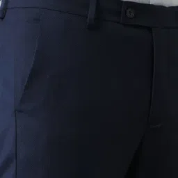 Arrow Blue Regular Fit Trousers image 5