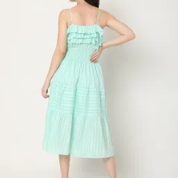 vero moda VM BREEZE MAXI DRESS IN image 2