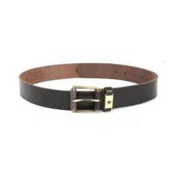 Louis Philippe Black Casual Leather Belt for Men image 3
