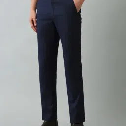 Arrow Blue Regular Fit Trousers image 3