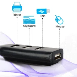 Zebronics KM2100 Keyboard, Alex Mouse & 90 HB USB Port Combo Set (Black) image 3