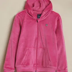 Allen Solly Girls Pink Cotton Regular Fit Sweatshirt-image-75
