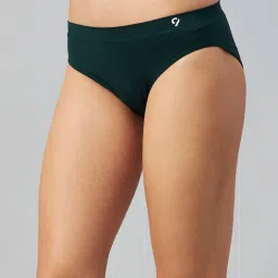 C9 Airwear Green & Dark Maroon Hipster Panty - Pack of 2 image 3