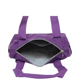 Baomi Purple Solid Medium Shoulder Bag image 4