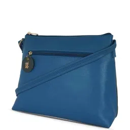 Baggit Blue Solid Medium Sling Handbag image 5