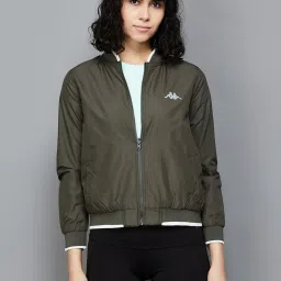 KAPPA Green Regular Fit Sports Jacket image 3