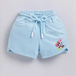 Biskid Blue Cotton Shorts-picture-45