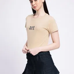 glitchez Urban Chic Printed Cropped T-shirt image 2