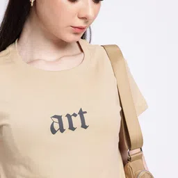 glitchez Urban Chic Printed Cropped T-shirt image 4