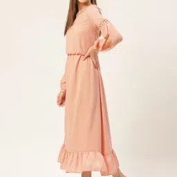 DODO & MOA Peach Maxi Dress image 3