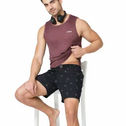 Van Heusen Sport Regular Fit Media Pocket Super Soft Allover Print Boxer Shorts - VSB06 image 3