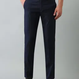 Arrow Blue Regular Fit Trousers image 4