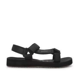 Yoho Men's Black Floater Sandals-picture-35