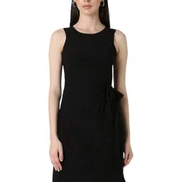 Van Heusen Black A-Line Dress image 1