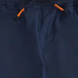Pantaloons Junior Navy Cotton Regular Fit Joggers image 3