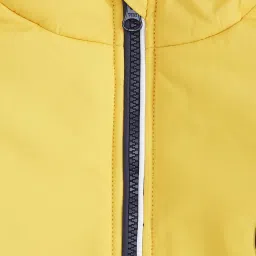 Pantaloons Junior Yellow Regular Fit Full Sleeves Jacket image 3