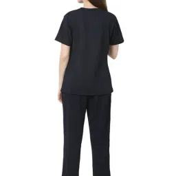 Smarty Pants Navy Blue Cotton Pyjama Set image 2