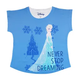 Disney by Wear Your Mind Blue & White Princess Print T-shirt-picture-40