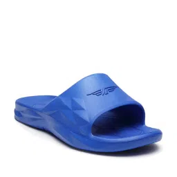 Red Tape Men's Electric Blue Slides image 2
