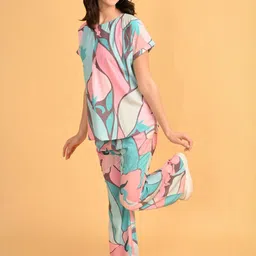 GOLDSTROMS Printed Boat Neck Top & Trousers-picture-16