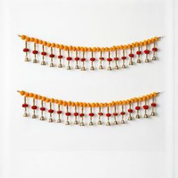 Go Hooked Orange Set of 2 Wall Hangings-picture-2