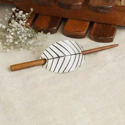 Teejh Reshmi Silver Lossy Bun Stick-picture-37