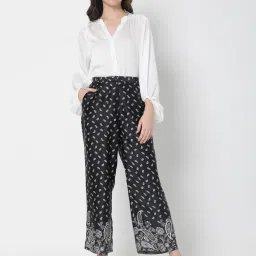 vero moda VM KARIZMA HW PANTS IN image 4