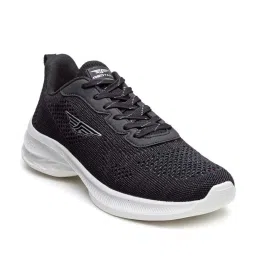 Red Tape Men's Black Walking Shoes image 2